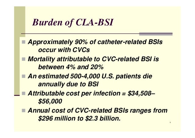 clabsi definition ppt clabsi ppt slideshare